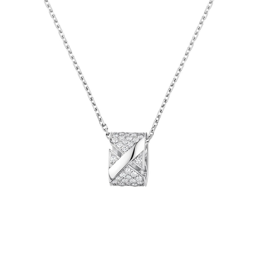 [Royal Jewellery]LIENS EVIDENCE DIAMOND PAVED NECKLACE