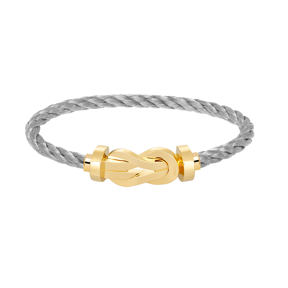 [Royal Jewellery]CHANCE LARGE 8 FIGURE BUCKLE NO DIAMOND BRACELET GOLD