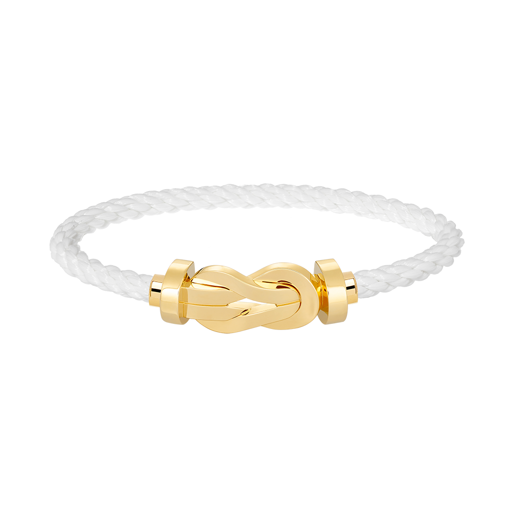 [Royal Jewellery]CHANCE LARGE 8 FIGURE BUCKLE NO DIAMOND BRACELET GOLD