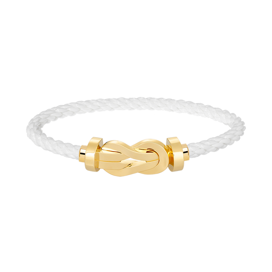 [Royal Jewellery]CHANCE LARGE 8 FIGURE BUCKLE NO DIAMOND BRACELET GOLD