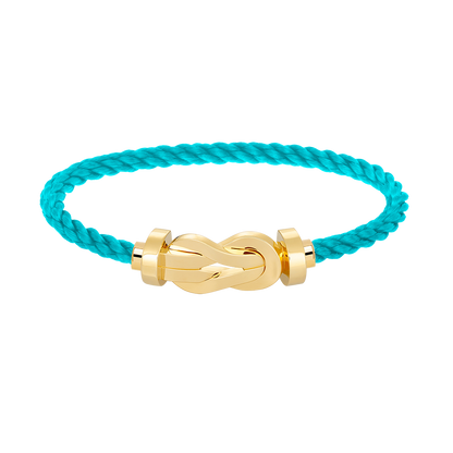 [Royal Jewellery]CHANCE LARGE 8 FIGURE BUCKLE NO DIAMOND BRACELET GOLD