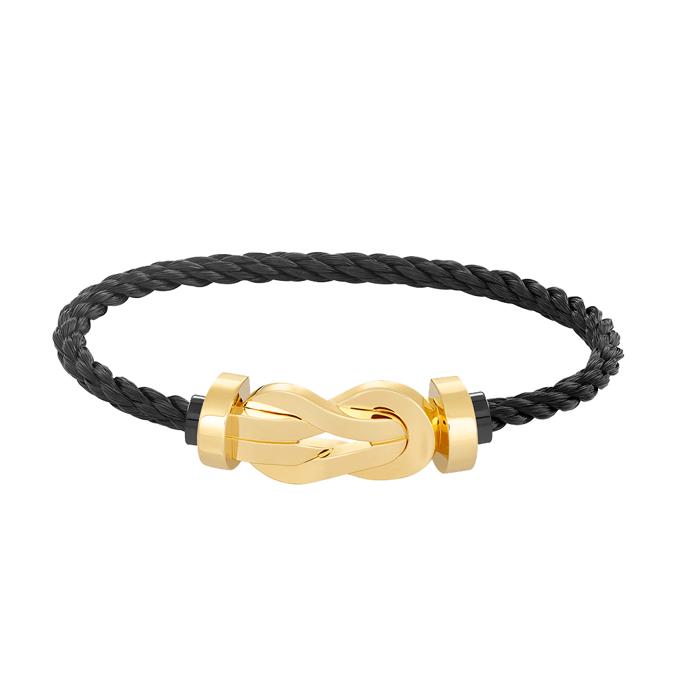 [Royal Jewellery]CHANCE LARGE 8 FIGURE BUCKLE NO DIAMOND BRACELET GOLD