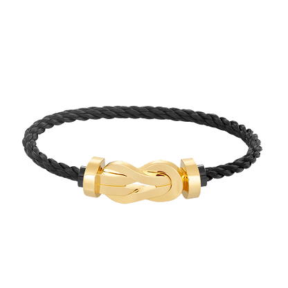[Royal Jewellery]CHANCE LARGE 8 FIGURE BUCKLE NO DIAMOND BRACELET GOLD