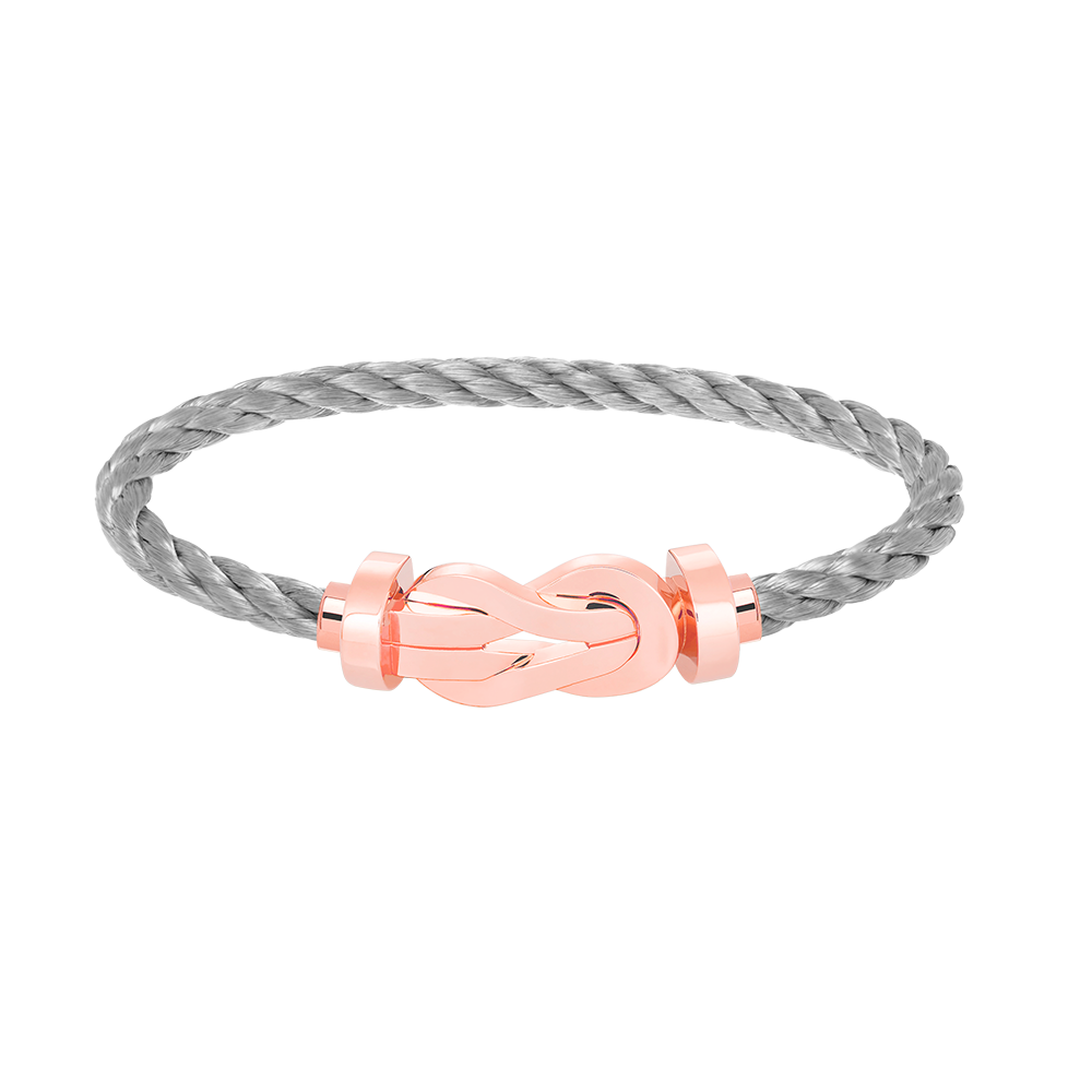 [Royal Jewellery]CHANCE LARGE 8 FIGURE BUCKLE NO DIAMOND BRACELET ROSE GOLD