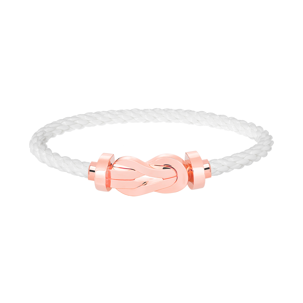 [Royal Jewellery]CHANCE LARGE 8 FIGURE BUCKLE NO DIAMOND BRACELET ROSE GOLD