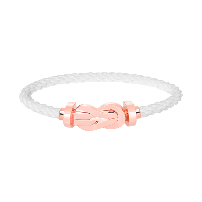 [Royal Jewellery]CHANCE LARGE 8 FIGURE BUCKLE NO DIAMOND BRACELET ROSE GOLD