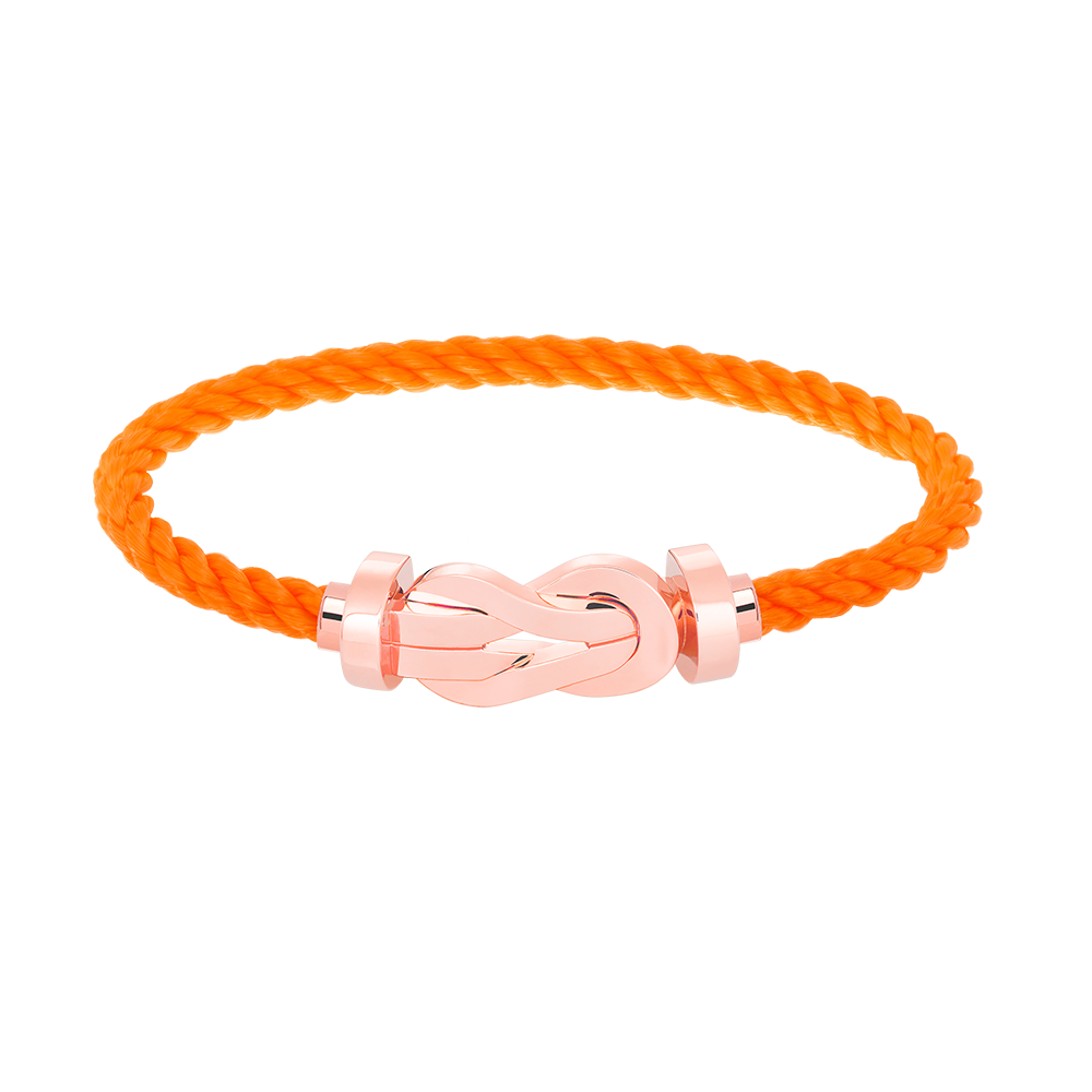 [Royal Jewellery]CHANCE LARGE 8 FIGURE BUCKLE NO DIAMOND BRACELET ROSE GOLD