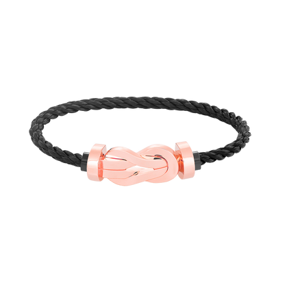 [Royal Jewellery]CHANCE LARGE 8 FIGURE BUCKLE NO DIAMOND BRACELET ROSE GOLD