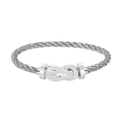 [Royal Jewellery]CHANCE LARGE 8 FIGURE BUCKLE NO DIAMOND BRACELET SILVER