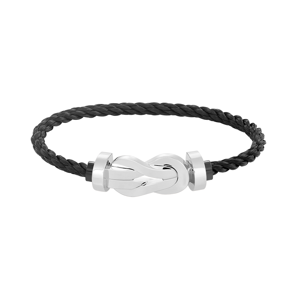 [Royal Jewellery]CHANCE LARGE 8 FIGURE BUCKLE NO DIAMOND BRACELET SILVER