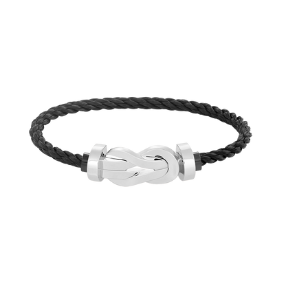 [Royal Jewellery]CHANCE LARGE 8 FIGURE BUCKLE NO DIAMOND BRACELET SILVER