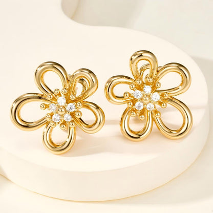 [Royal] FLOWERLACE EARRING 5 DIAMONDS