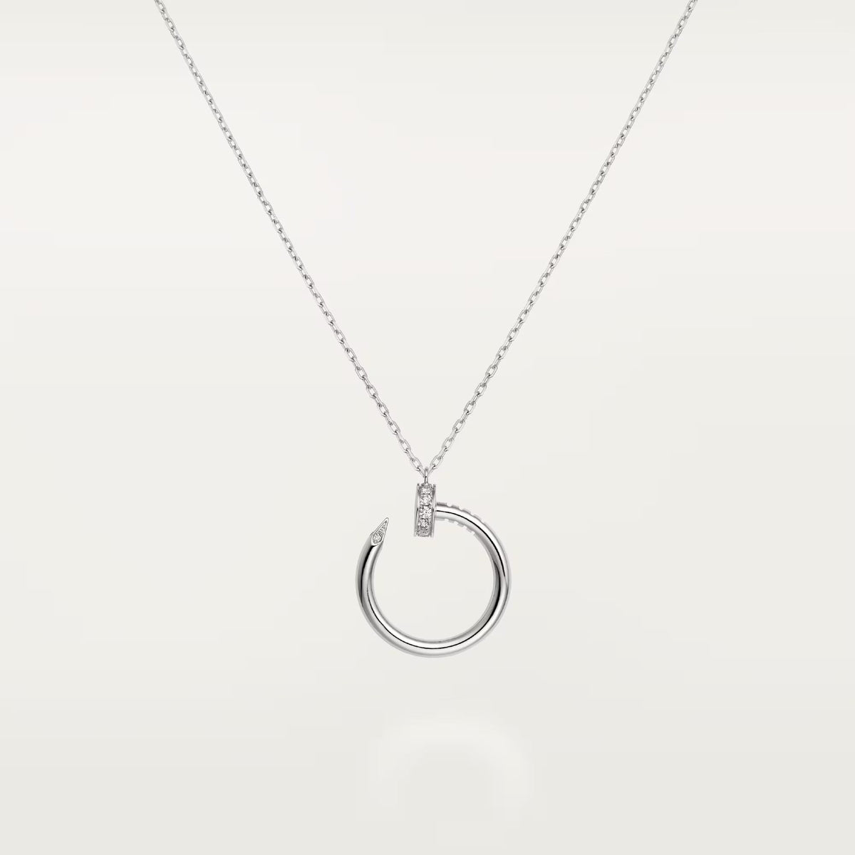 [Royal] JUSTE NECKLACE HALF DIAMOND