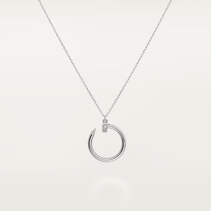 [Royal] JUSTE NECKLACE HALF DIAMOND