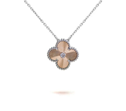 [Royal]CLOVER 15MM NECKLACE SILVER COLLECTION