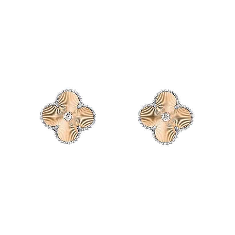 [Royal]CLOVER SILVER 15MM EARRINGS COLLECTION