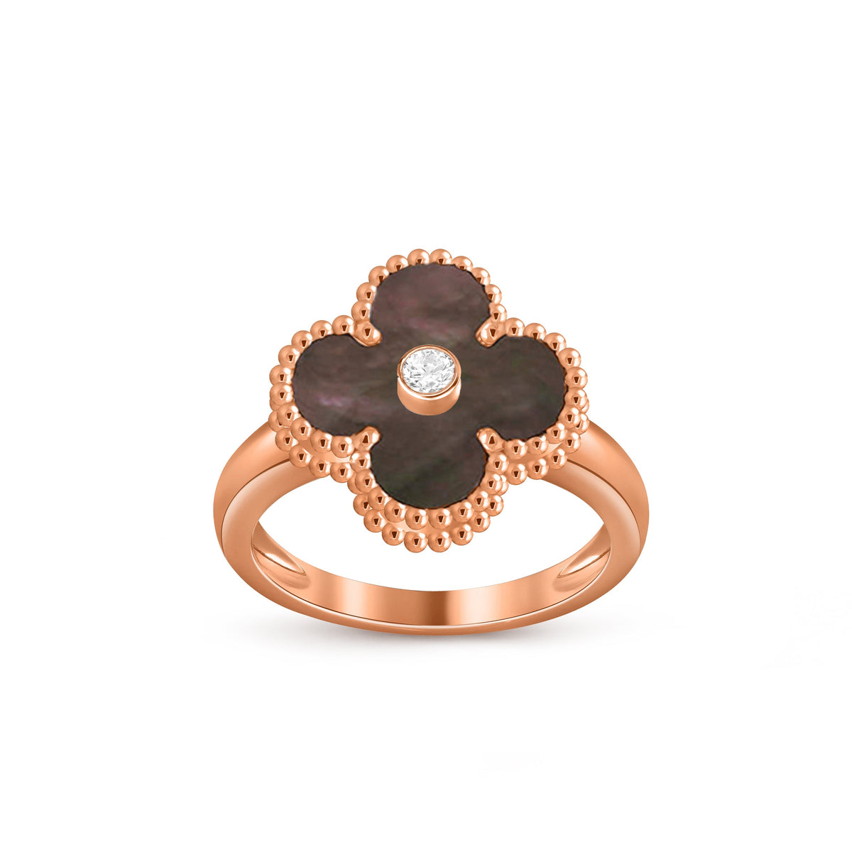 [Royal]CLOVER DIAMOND RING ROSE GOLD COLLECTION