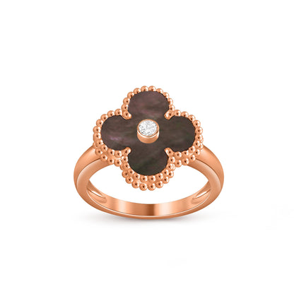 [Royal]CLOVER DIAMOND RING ROSE GOLD COLLECTION