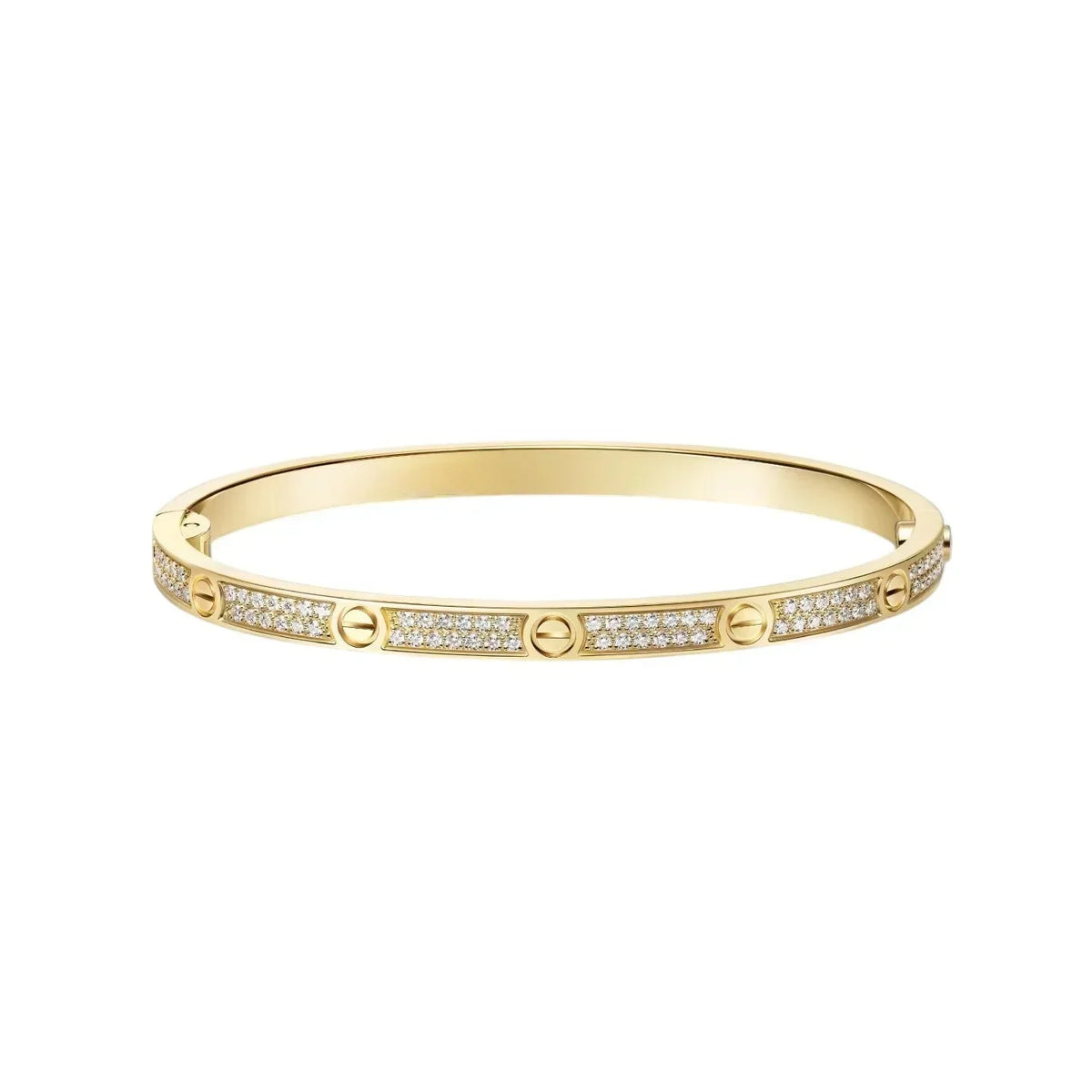 [Royal] JUSTE Diamond & LOVE Diamond Bracelet Stack Set