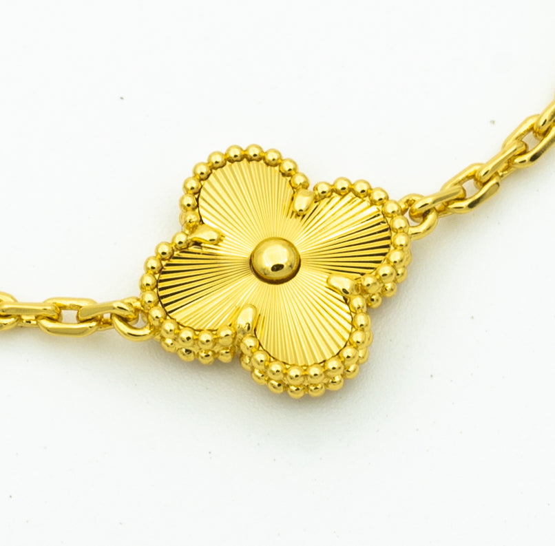 [Royal Jewellery] CLOVER 5 MOTIF LASER BRACELET COLLECTION