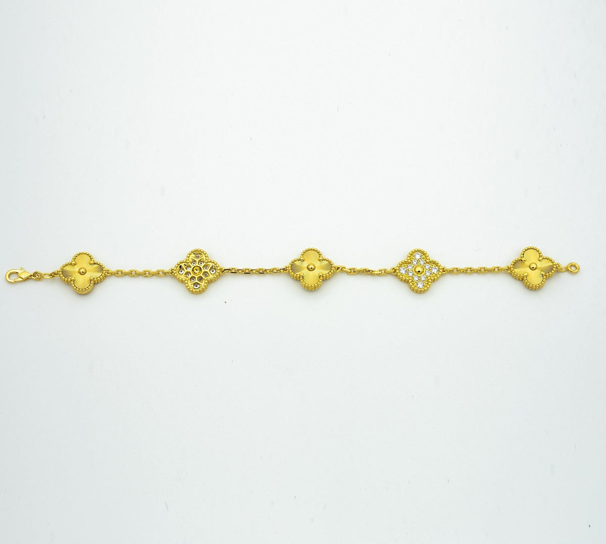 [Royal Jewellery] CLOVER 5 MOTIF LASER BRACELET COLLECTION