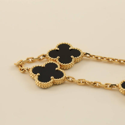 [Royal]Clover 5 Motifs  Duo Bracelet Stack Set