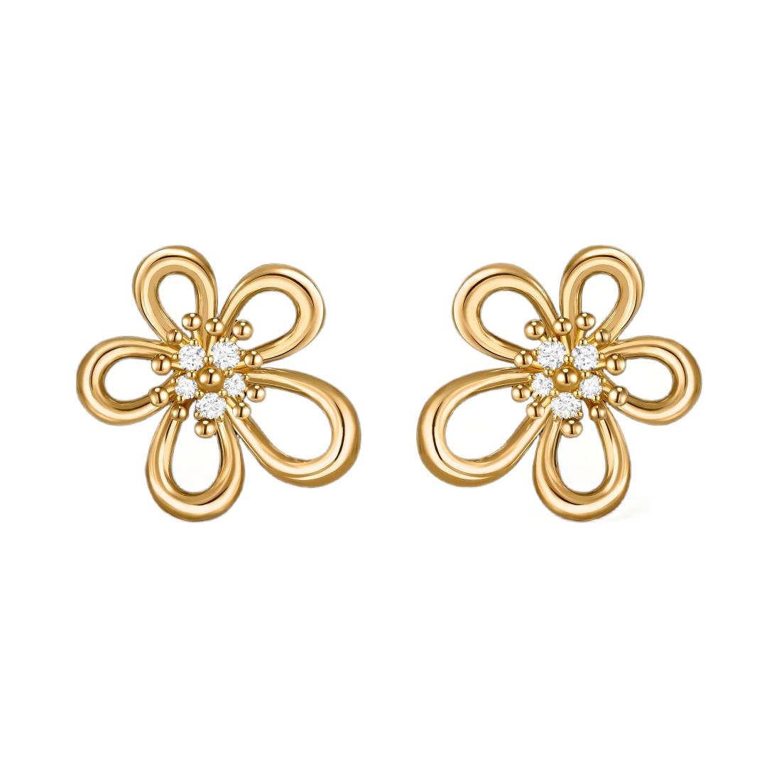 [Royal] FLOWERLACE EARRING 5 DIAMONDS