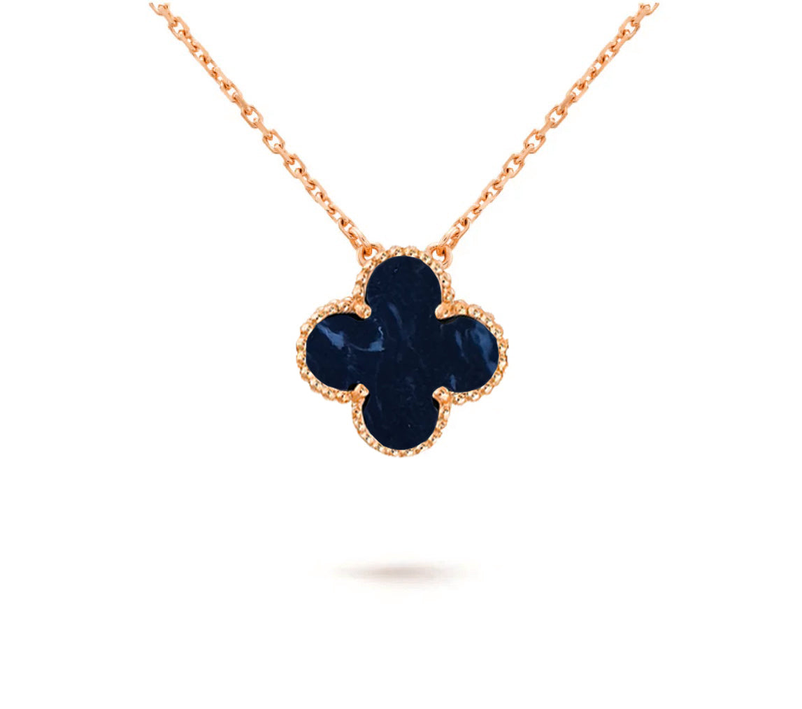 [Royal]CLOVER 15MM SINGLE FLOWER NECKLACE COLLECTION