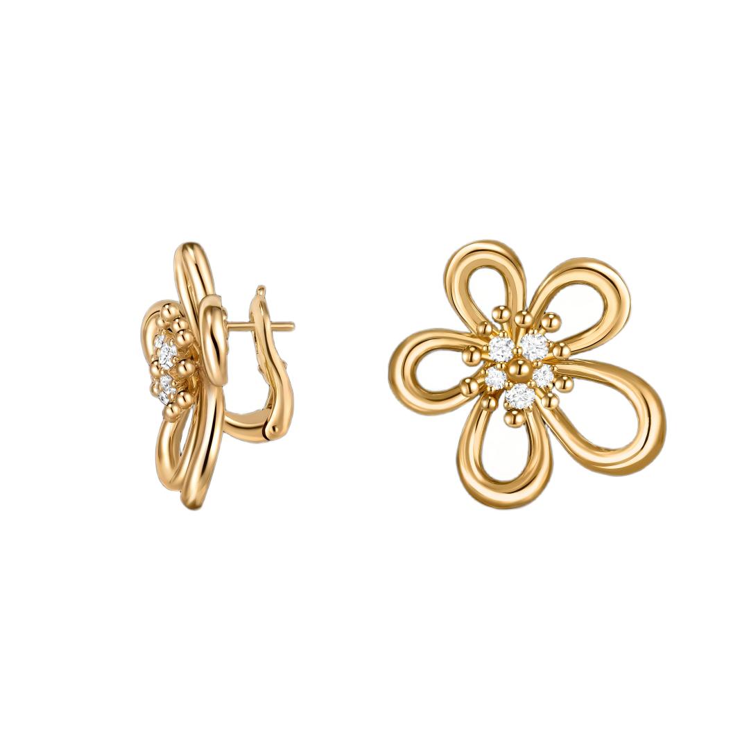 [Royal] FLOWERLACE EARRING 5 DIAMONDS