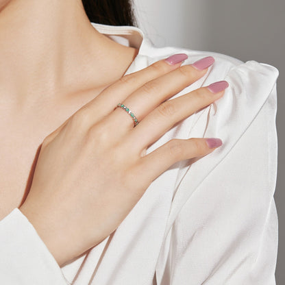 [Royal Jewellery]Sparkling Vibrant Round Shape Daily Ring