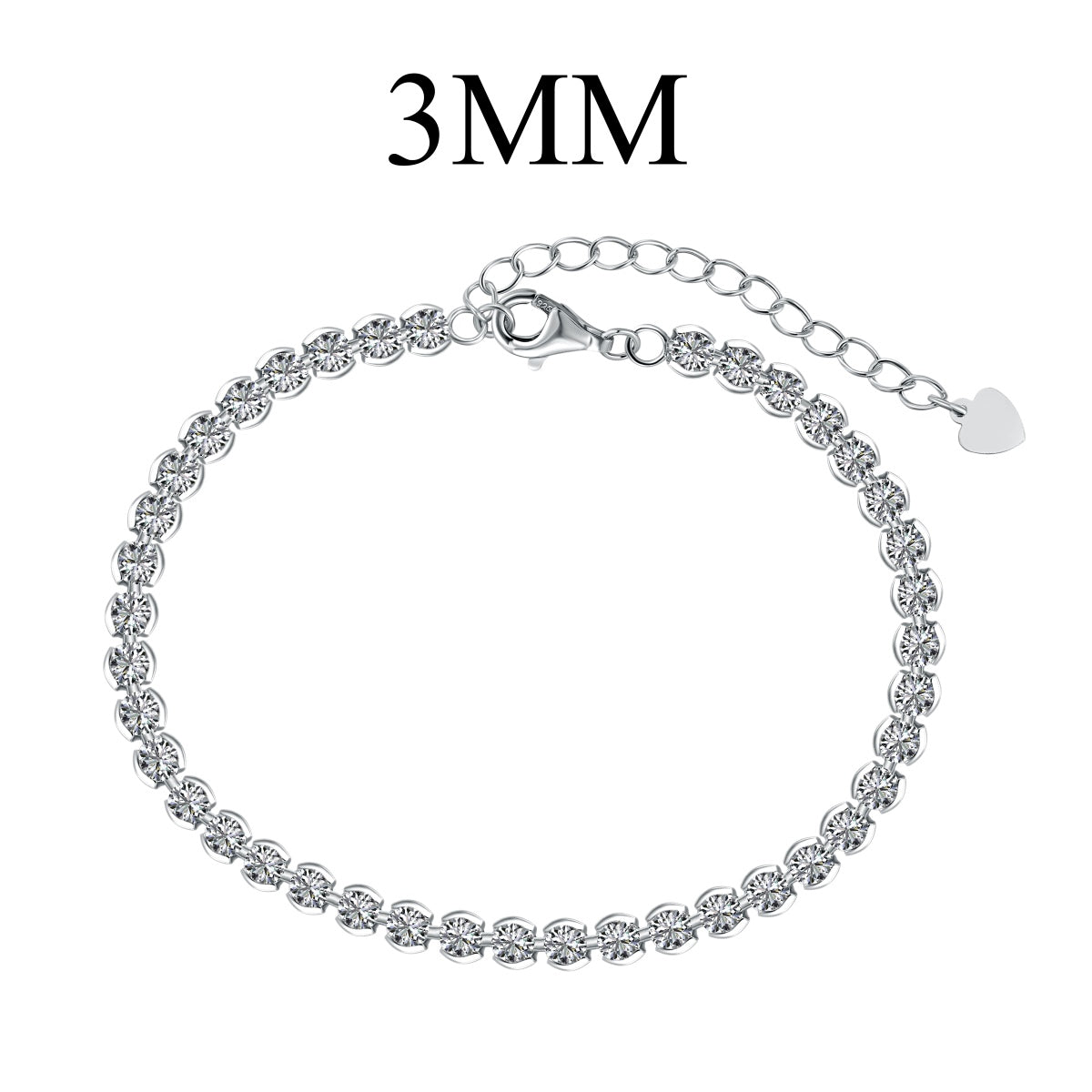 [Royal Jewellery]Ornate  Sparkling Round Cut Daily Bracelet