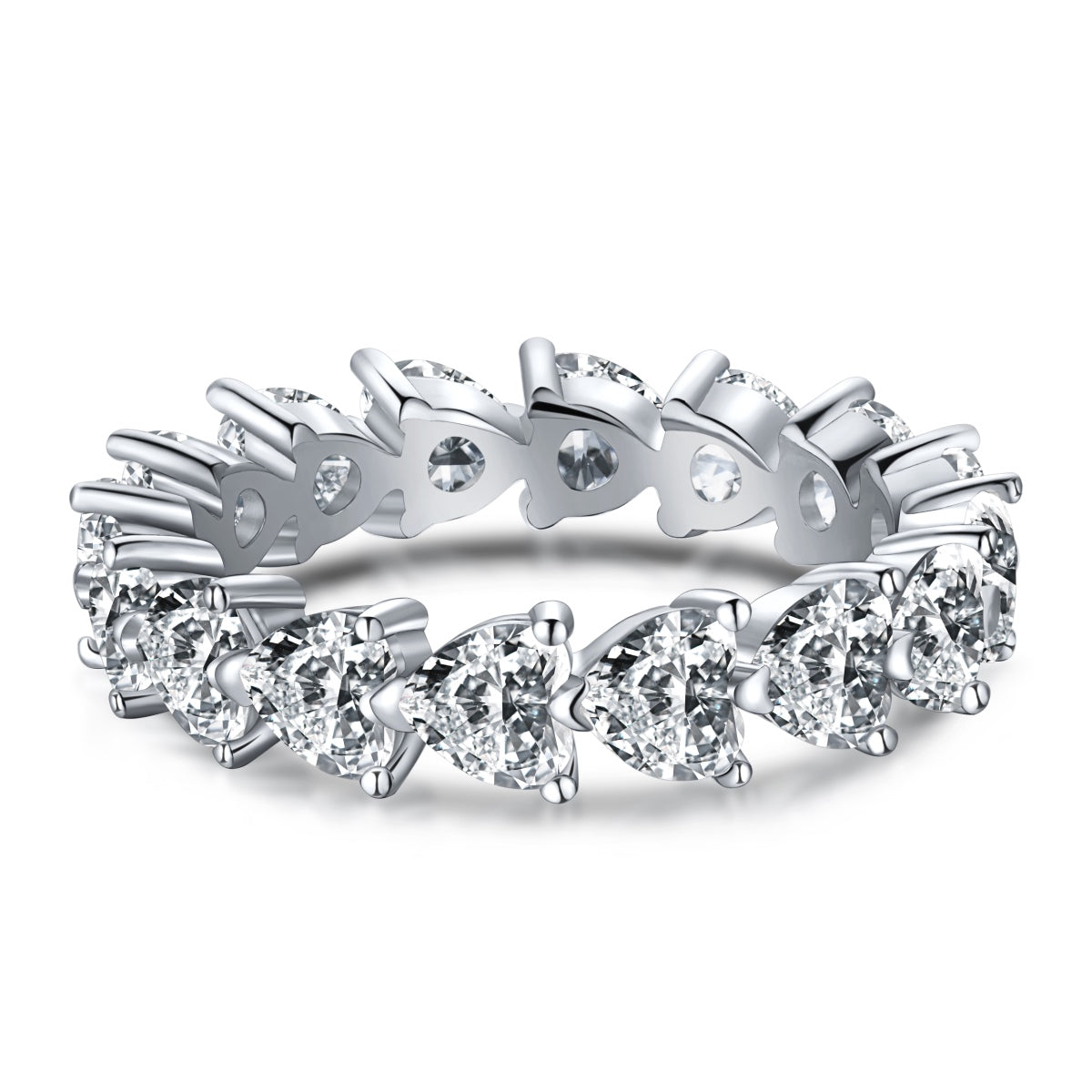 [Royal Jewellery]0.25 Carat Radiant Romance Heart Cut Lover Ring