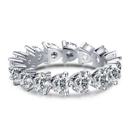 [Royal Jewellery]0.25 Carat Radiant Romance Heart Cut Lover Ring