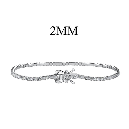 [Royal Jewellery]Radiant Colorful Round Cut Party Bracelet