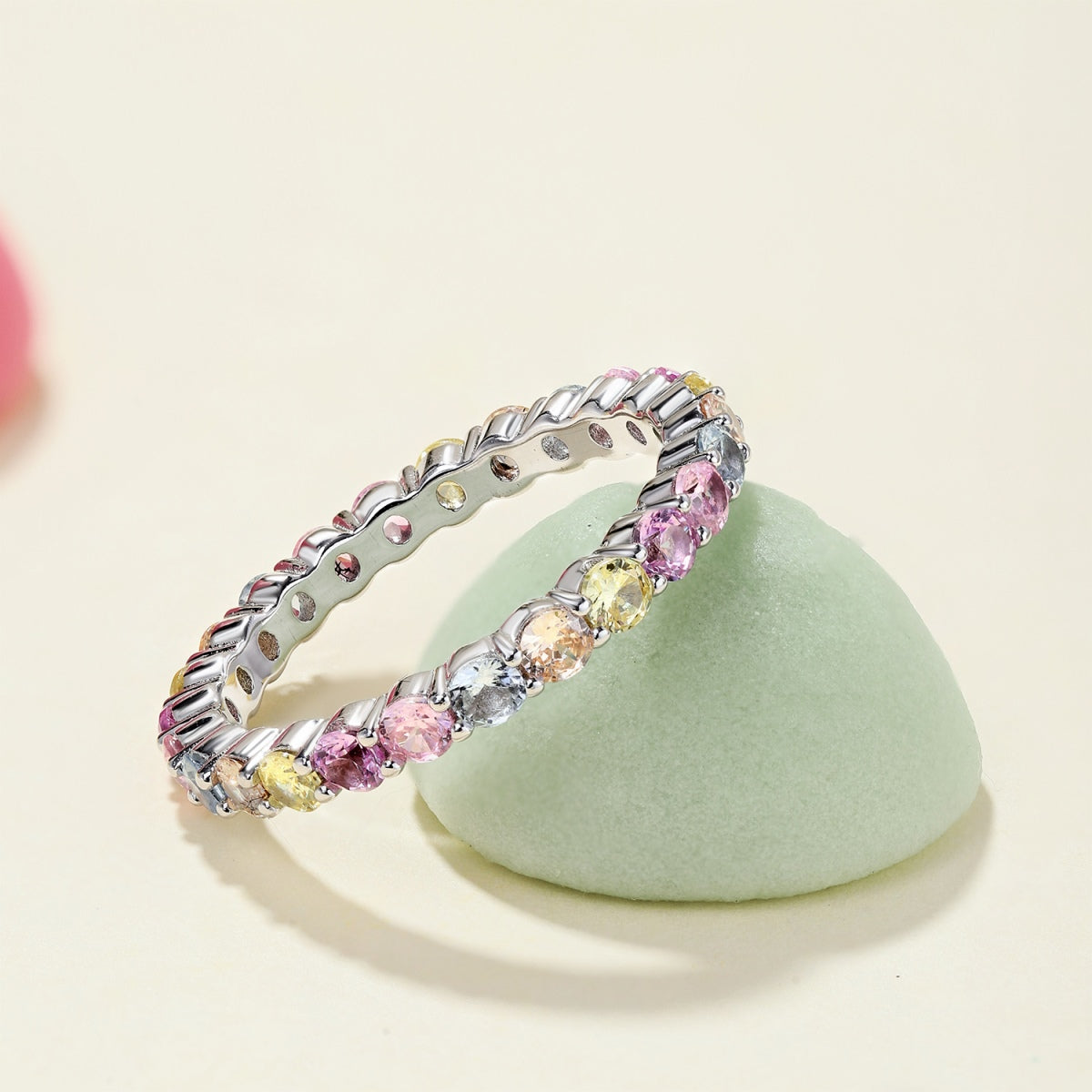 [Royal Jewellery]Dazzling Resplendent Round Cut Party Ring
