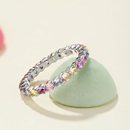 [Royal Jewellery]Dazzling Resplendent Round Cut Party Ring