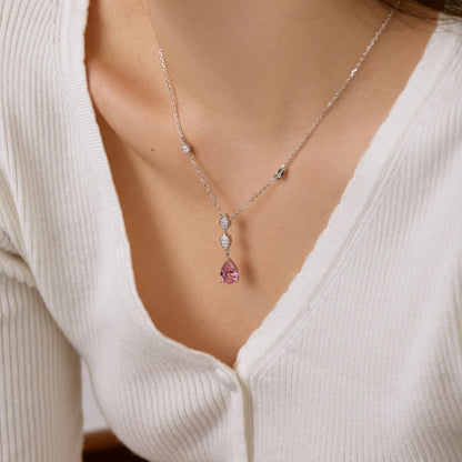 [Royal Jewellery]Dazzling Pear Cut Necklace