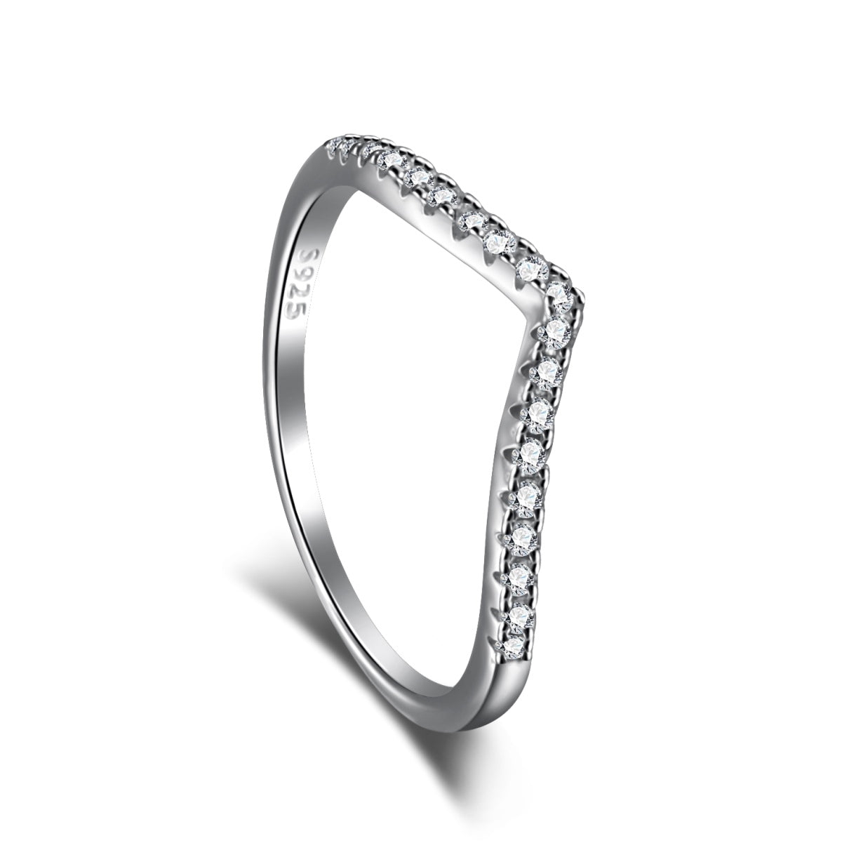 [Royal Jewellery]Elaborate Tennis Band Ring