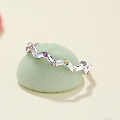 [Royal Jewellery]Ornate Vibrant Round Cut Daily Ring