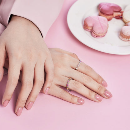 [Royal Jewellery]Elegant Energetic Round Cut Daily Ring