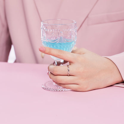 [Royal Jewellery]Ornate Vibrant Round Cut Daily Ring