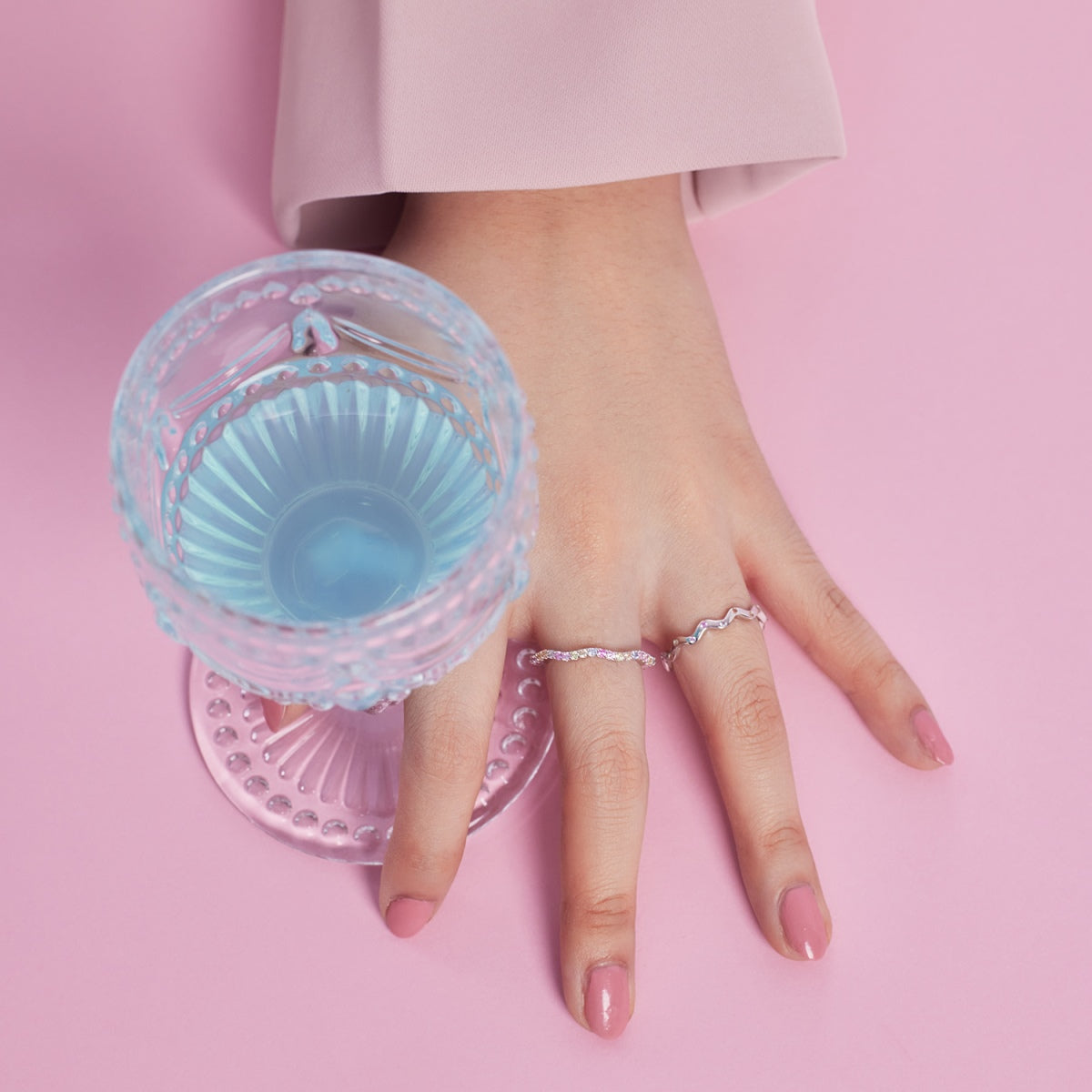 [Royal Jewellery]Ornate Vibrant Round Cut Daily Ring