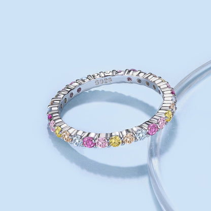 [Royal Jewellery]Elegant Vivid Round Cut Daily Ring