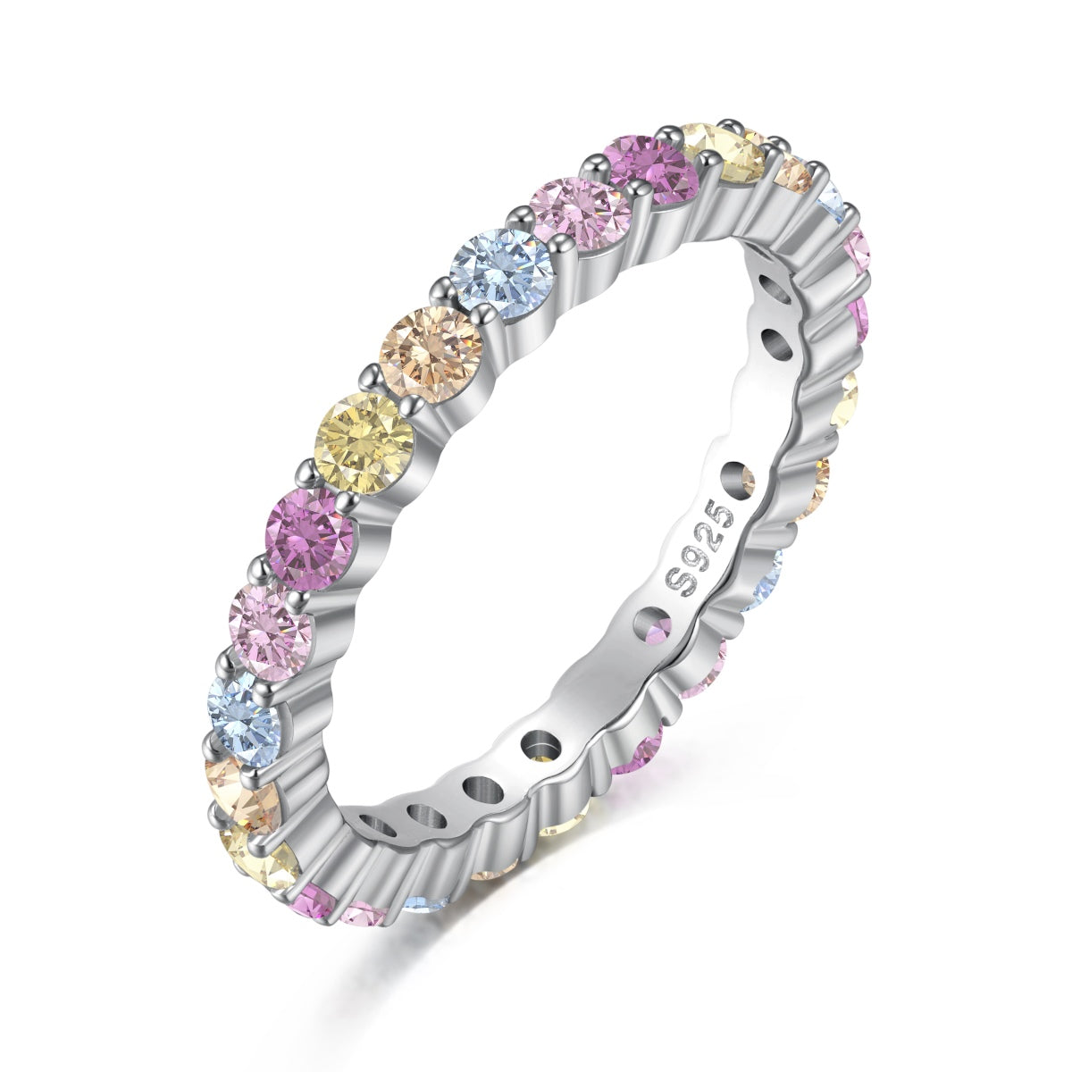 [Royal Jewellery]Elegant Vivid Round Cut Daily Ring