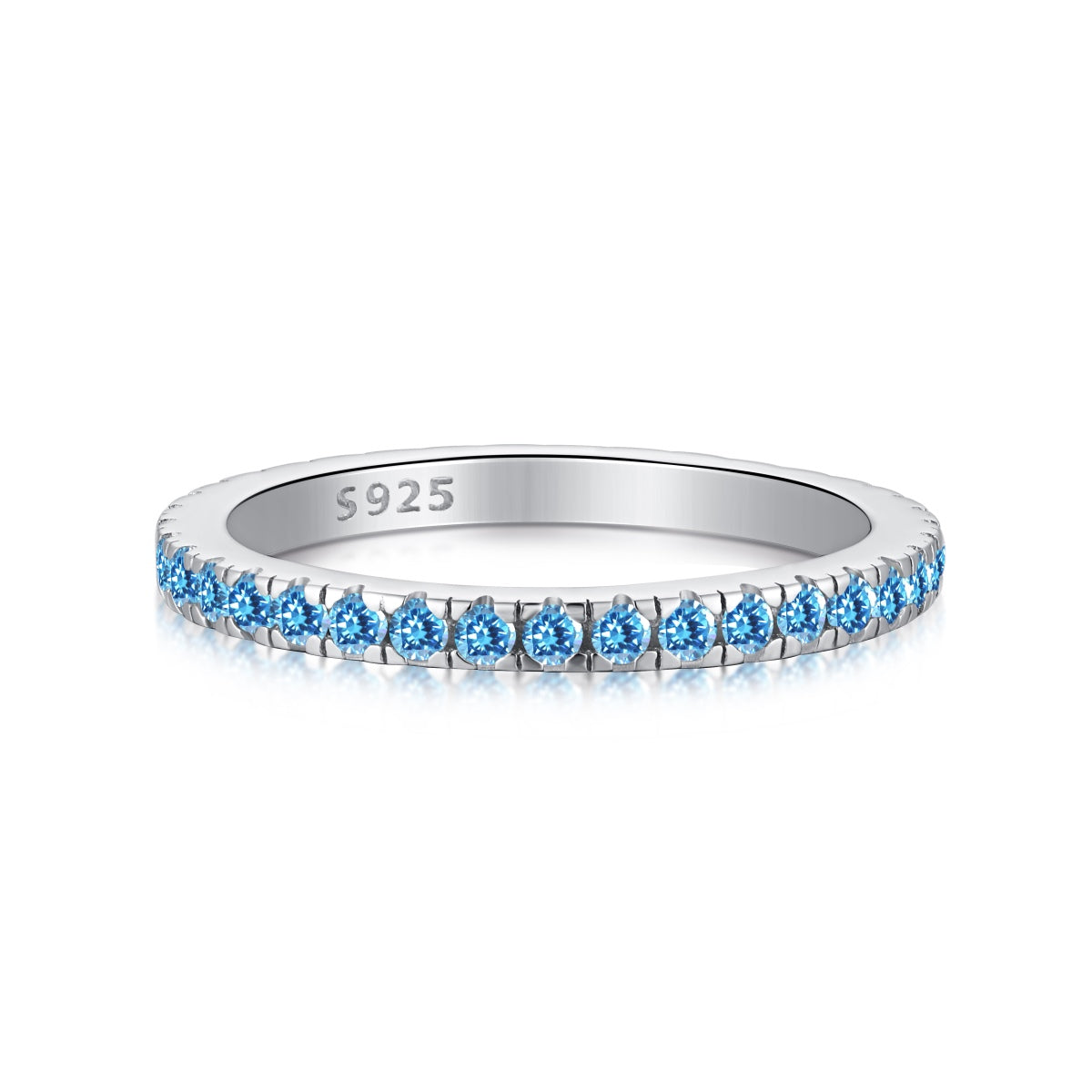 [Royal Jewellery]Delicate Sparkling Round Cut Daily Ring