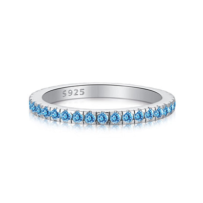 [Royal Jewellery]Delicate Sparkling Round Cut Daily Ring