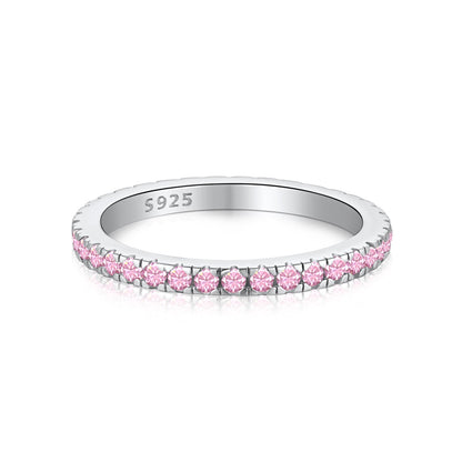 [Royal Jewellery]Delicate Sparkling Round Cut Daily Ring