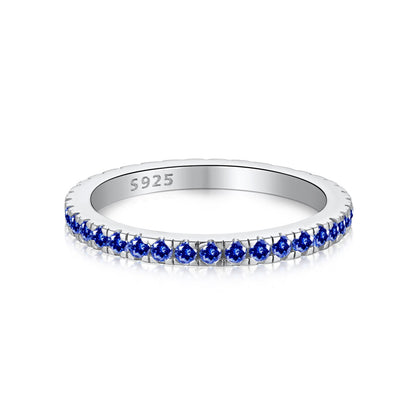 [Royal Jewellery]Delicate Sparkling Round Cut Daily Ring