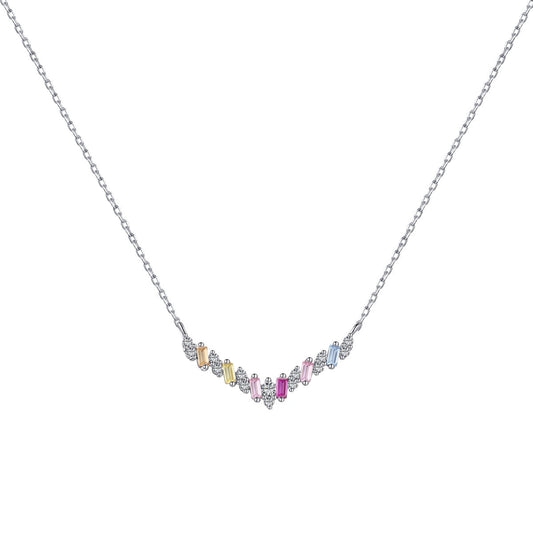 [Royal Jewellery]Dazzling Rainbow Necklace