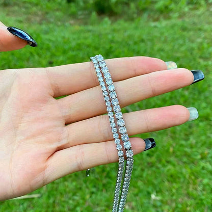 [Royal Jewellery]Elegant Tennis Chain Necklace